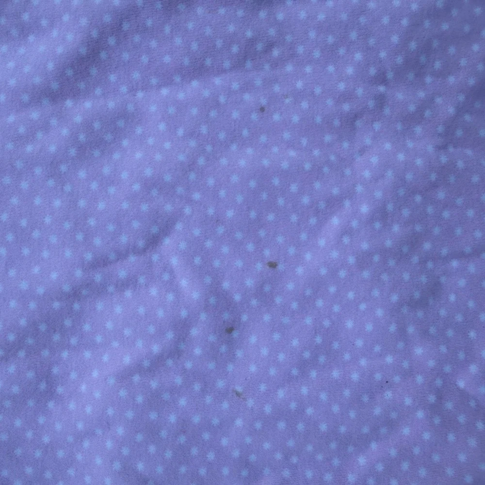 Vtg Gymboree 1998 Snow Angel Baby Blanket Floral Polka Dot Reversible Cotton